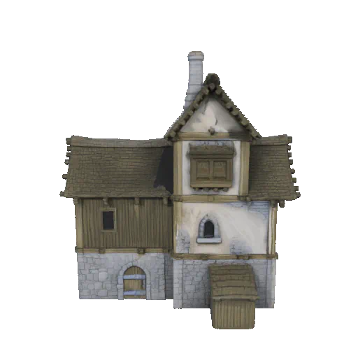 CASA MEDIEVAL para imprimir stl 3d