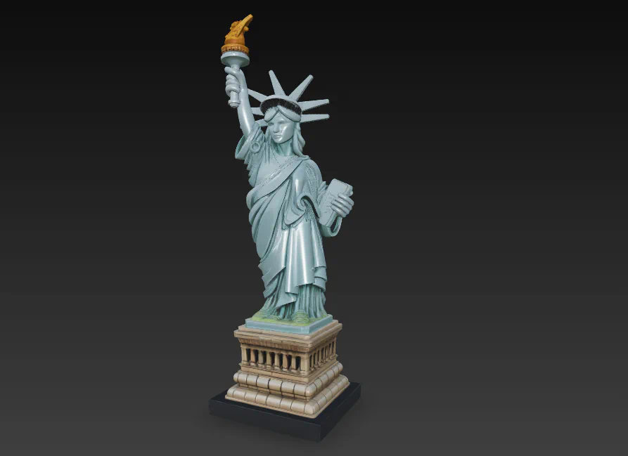 ESTATUA DE LA LIBERTAD para imprimir stl 3d
