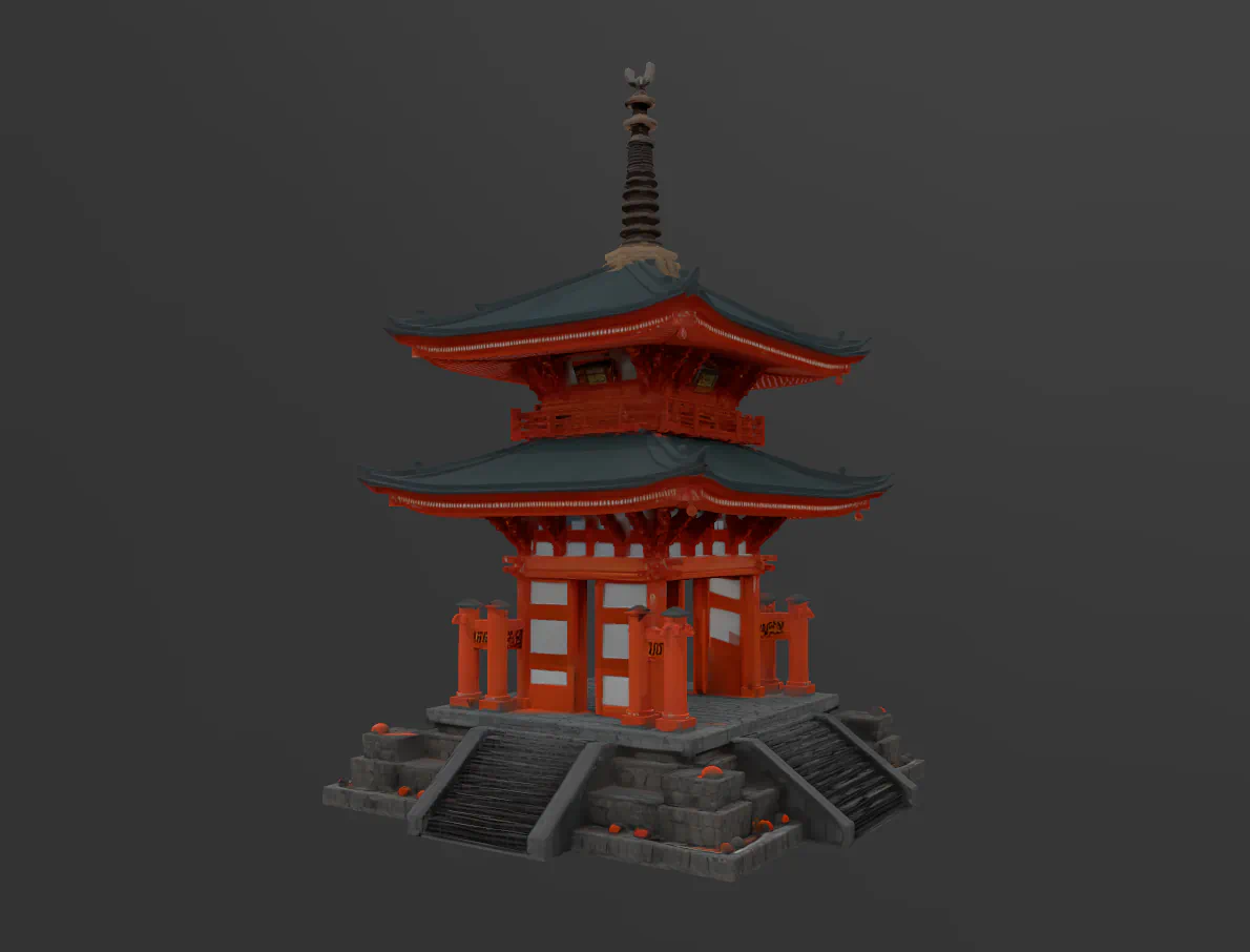 Fushimi Inari (Japón) para imprimir stl 3d