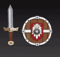 Pack de Espada y Escudo Medieval