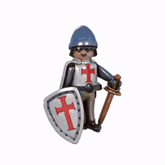 ESTILO PLAYMOBIL TEMPLARIO Modelo 3d STL listo para descargar e imprimir