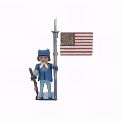 PLAYMOBIL SOLDADO EEUU Modelo 3d STL listo para descargar e imprimir