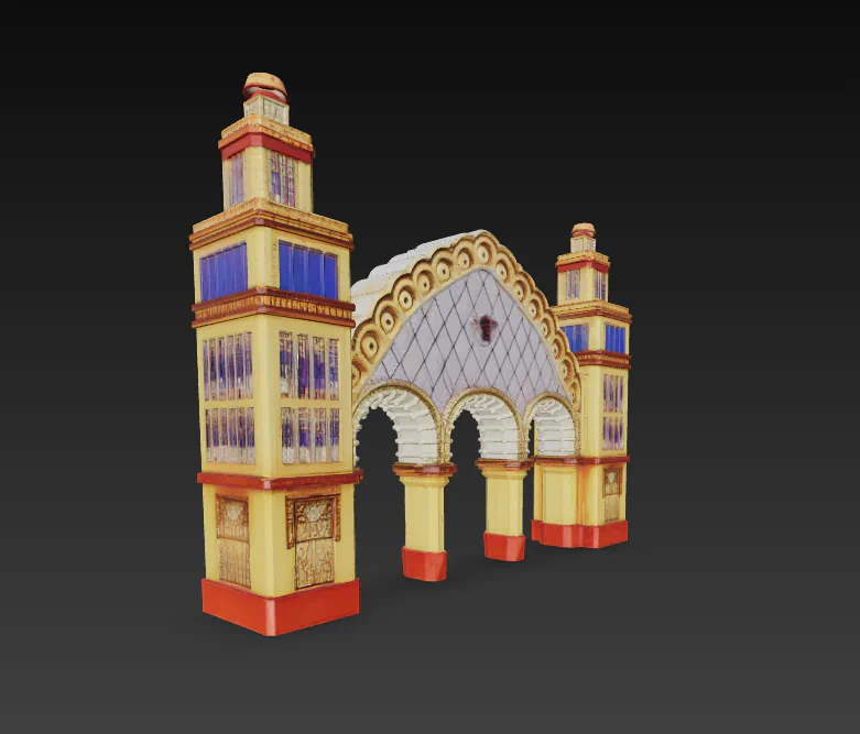 PORTADA FERIA DE ABRIL DE SEVILLA 1994 para imprimir stl 3d