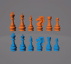 JUEGO DE AJEDREZ DE COLECCION PRACTICO