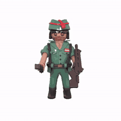 Figura 3d de Soldado Legionario Playmobil STL