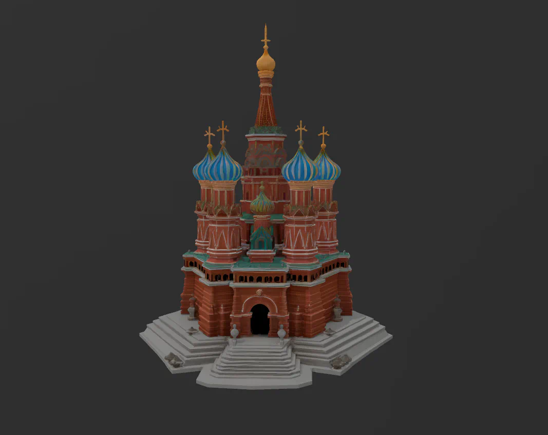 Kremlin (Rusia) para imprimir stl 3d