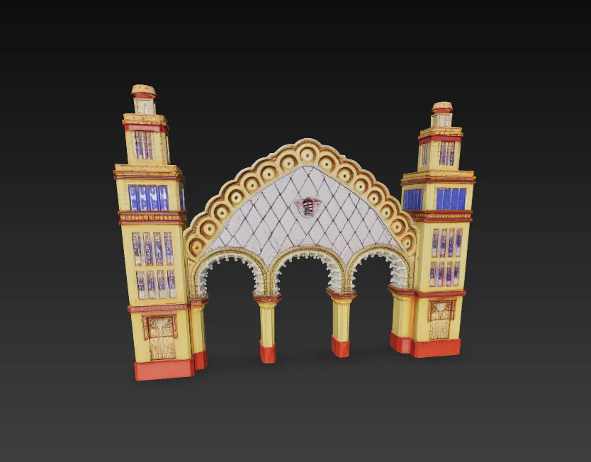 PORTADA FERIA DE ABRIL DE SEVILLA 1994 para imprimir stl 3d