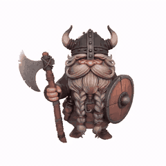 Guerrero Vikingo PERSONAJE VIKINGO STL
