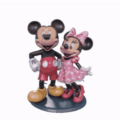 Figuras Digitales Mickey y Minnie Mickey Mouse y Minnie Mouse STL