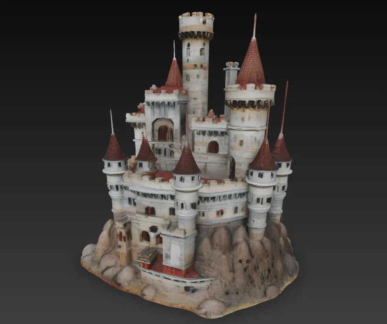 GRAN CASTILLO para imprimir stl 3d