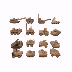 PACK VEHICULOS MILITARES STL