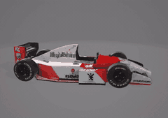 Modelo 3D de Auto de Carreras Clásico STL