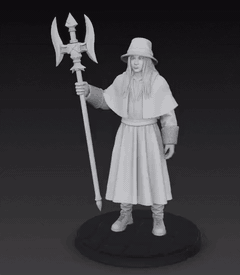 PERSONAJE FANTASIA DE COLECCION STL Miniatura Digital de Hechicera Medieval