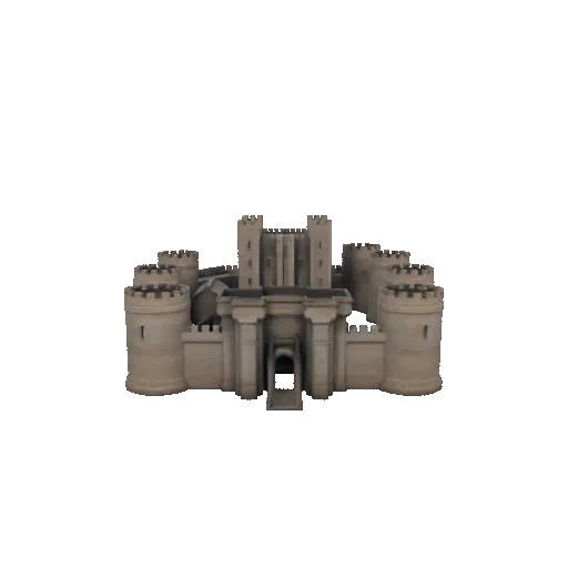 CASTILLO COMPLETO GRANDE para imprimir stl 3d