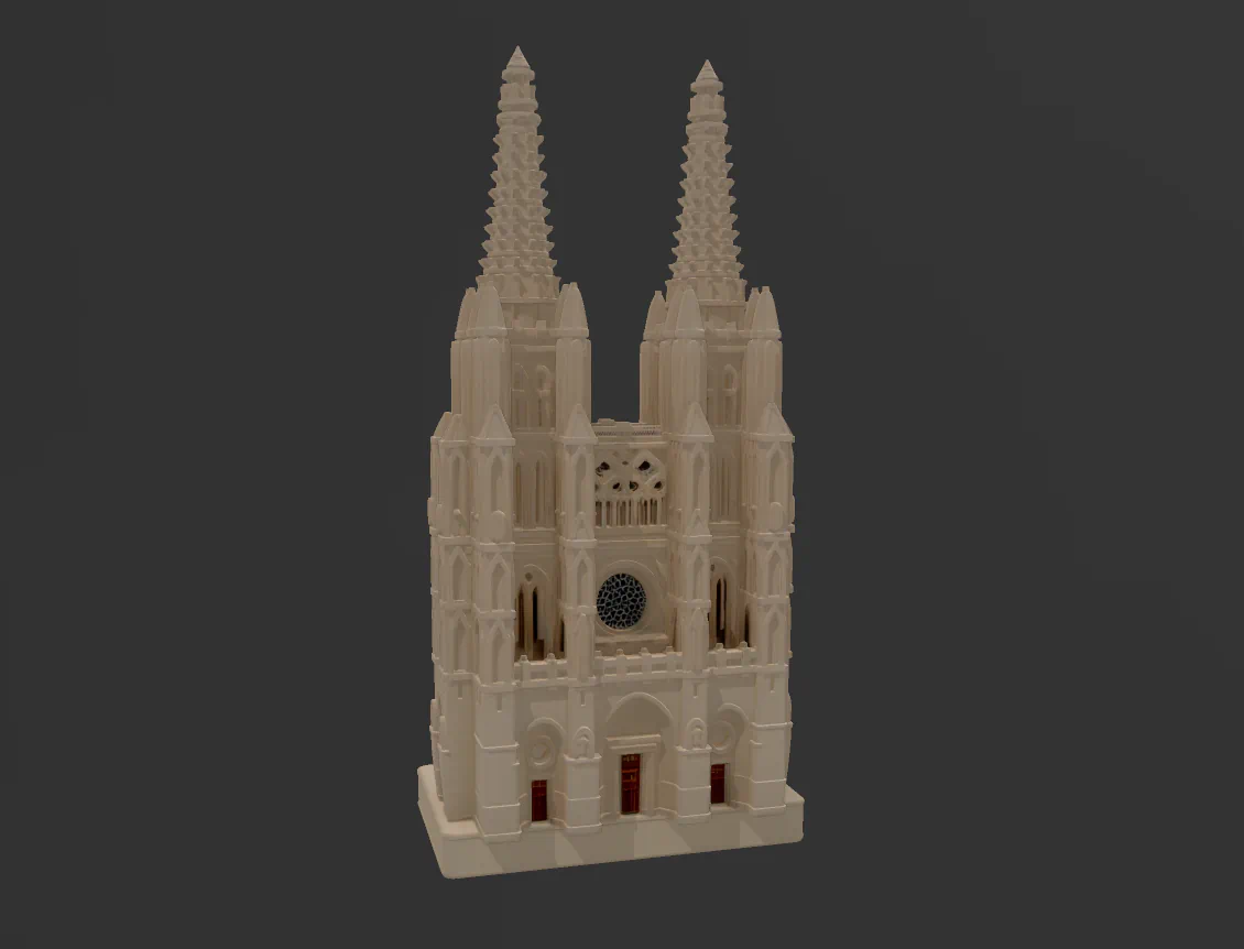 CATEDRAL DE BURGOS para imprimir stl 3d