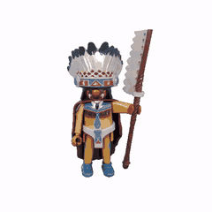 Figura 3d Estilo playmobil Indio para imprimi STL