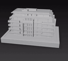 EDIFICIO MANZANA PARA MAQUETAS MAQUETADOS para imprimir stl 3d