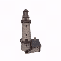 FARO MARITIMO Y CASA para imprimir stl 3d