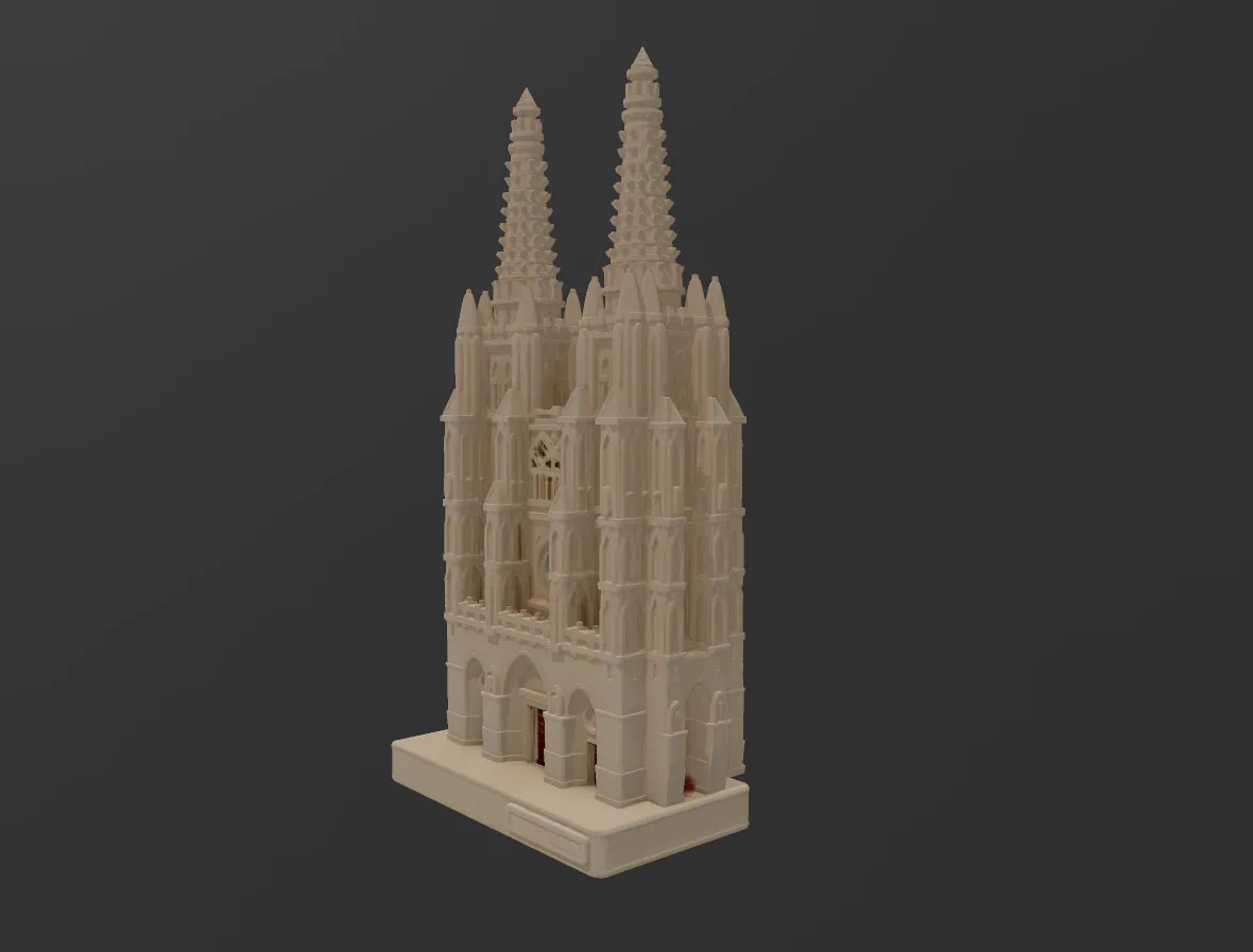 CATEDRAL DE BURGOS para imprimir stl 3d