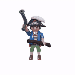 PLAYMOBIL PIRATA PISTOLAS modelo 3d STL listo para imprimir