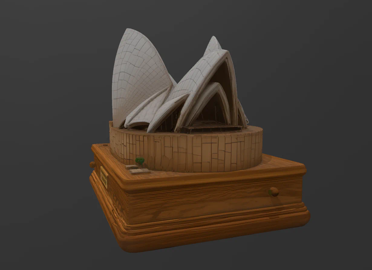 Ópera de Sydney (Australia) para imprimir stl 3d