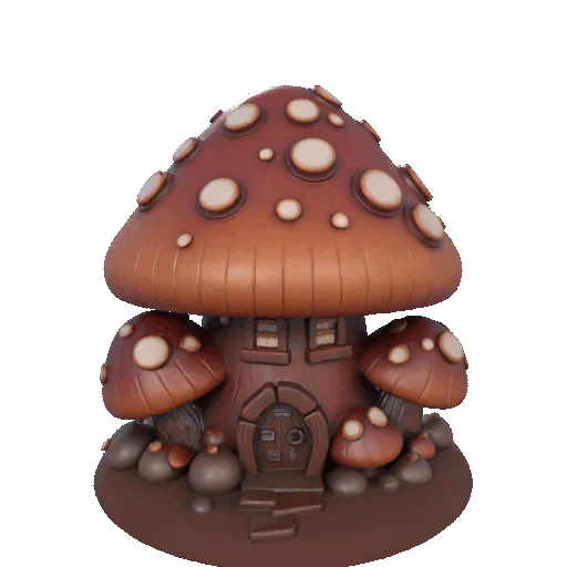 CASA SETA MARRON para imprimir stl 3d