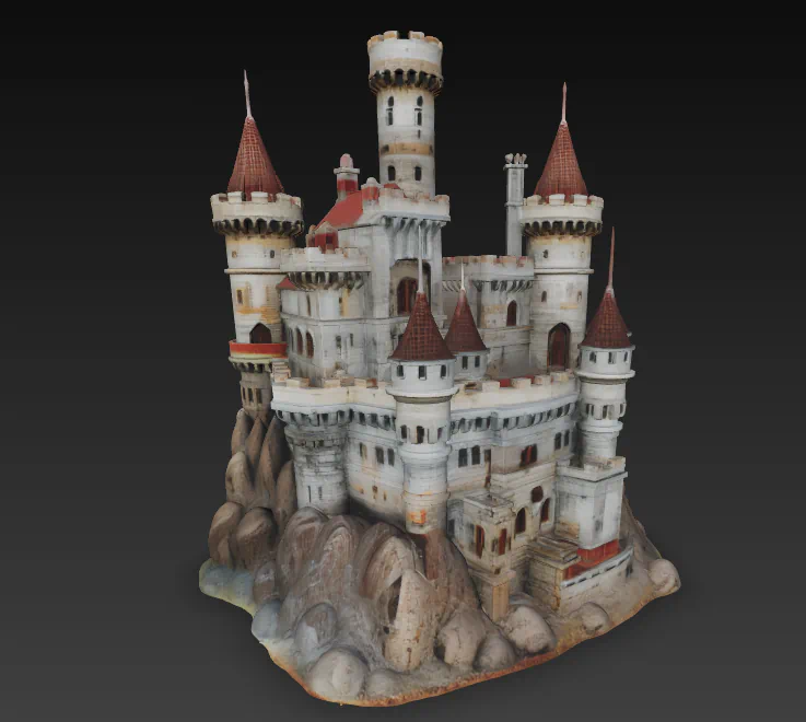 GRAN CASTILLO para imprimir stl 3d
