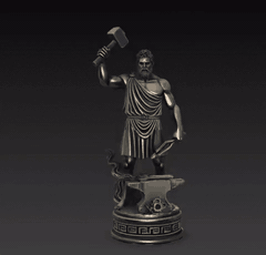 Piezas de Ajedrez Dioses del Olimpo de Lujo para Coleccionistas-Modelo 3d para Imprimir STL-PJH3D