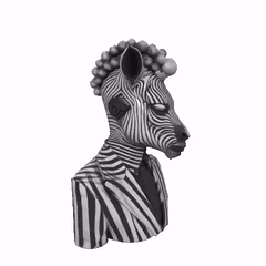 Avatar Digital de Cebra Punk STL