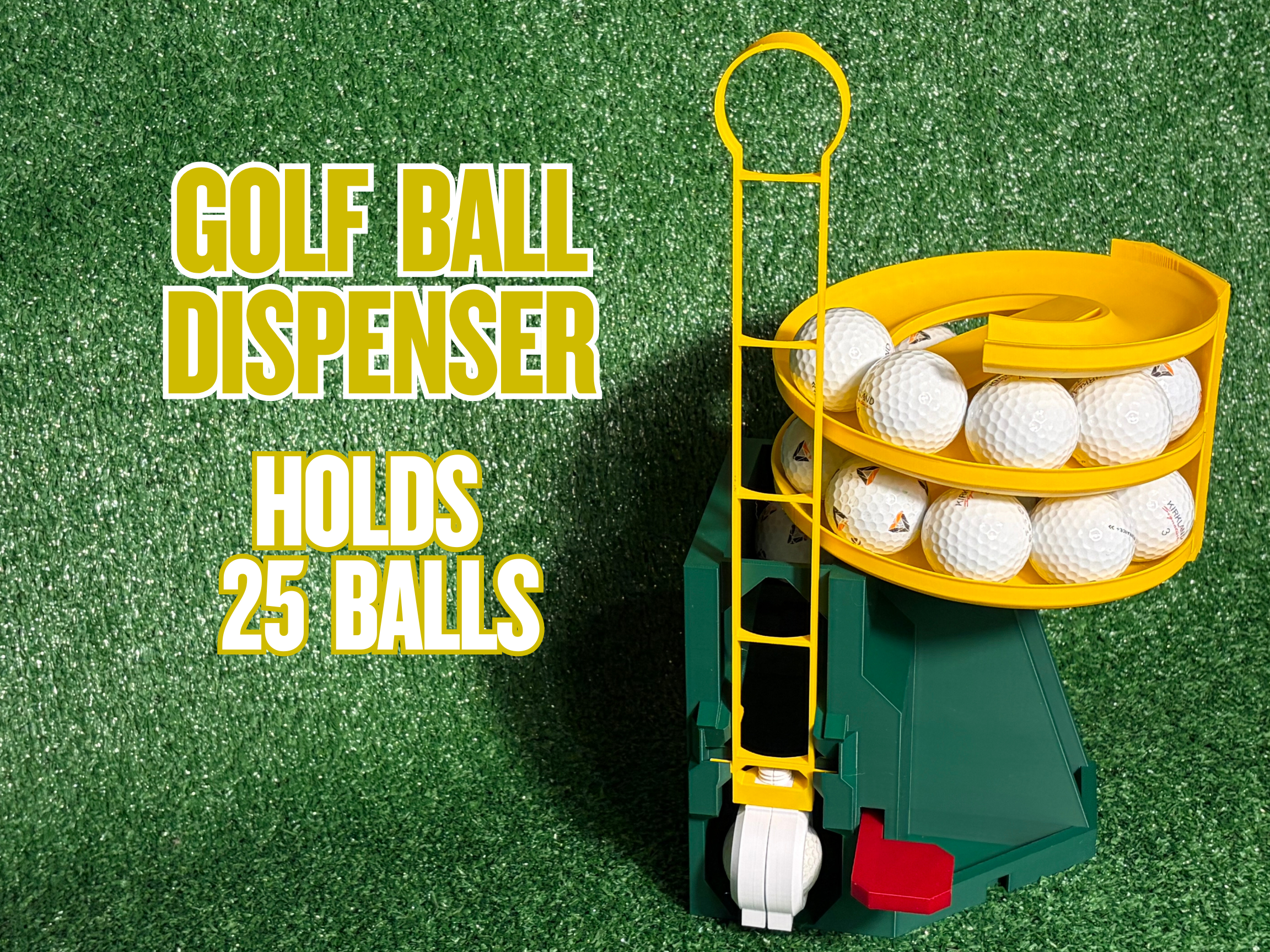 Golf Ball Dispenser - Green Jacket