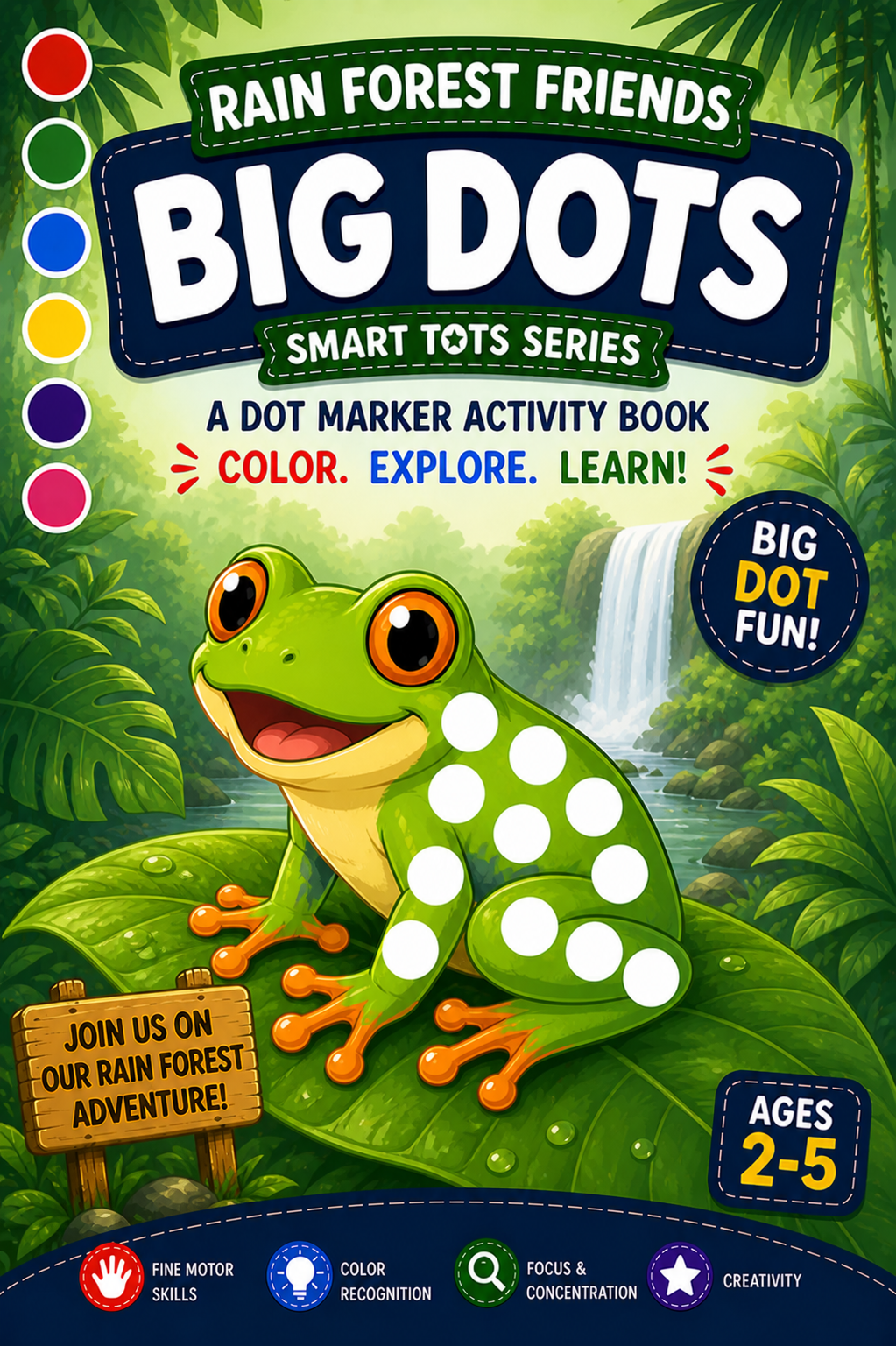 Rain Forest Friends Big Dots