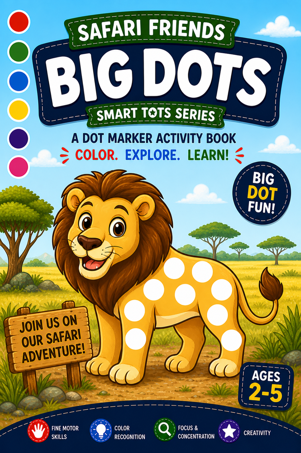 Safari Friends Big Dots Book