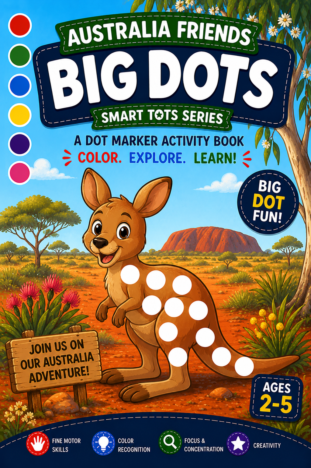 Australia Friends Big Dots Book