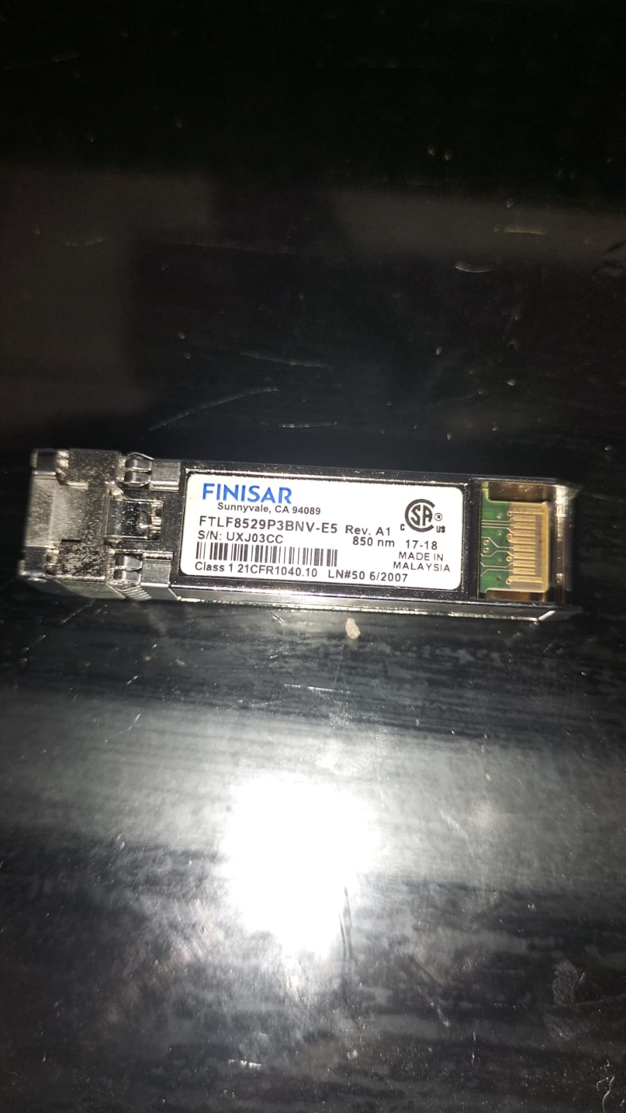  Transceptor SFP+ 8Gb/10Gb Fiber Channel - Finisar FTLF8529P3BNV-E5