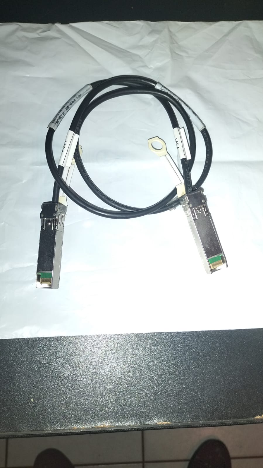 Cable DAC SFP+ 10Gb 1 metro - Amphenol / Dell EMC 038-004-176