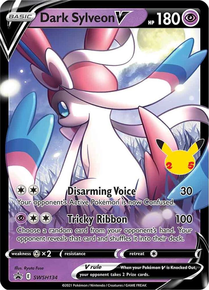 Dark Sylveon V Pokémon Card