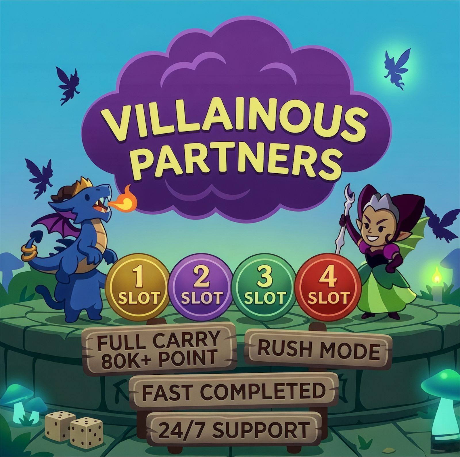 1 Slot Villainous Partners