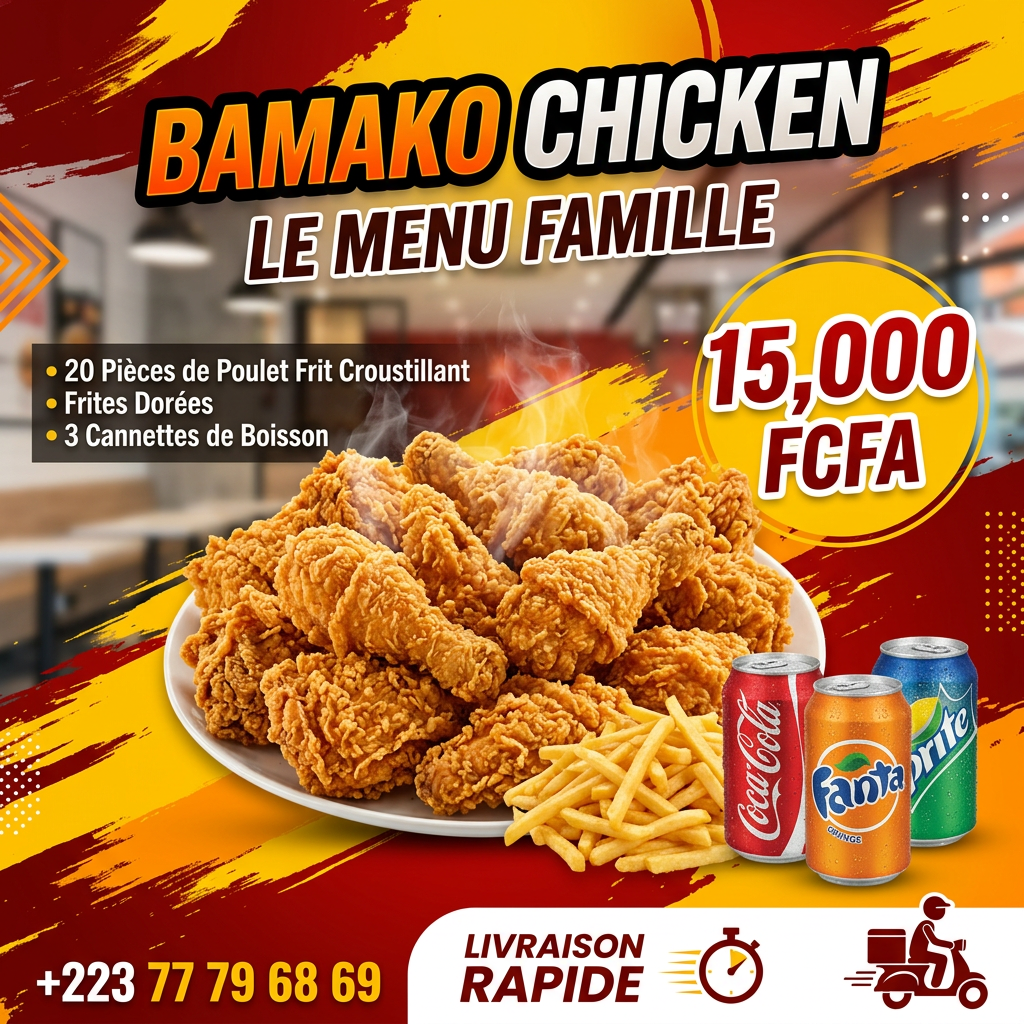 Bamako Chicken Menu Famille
