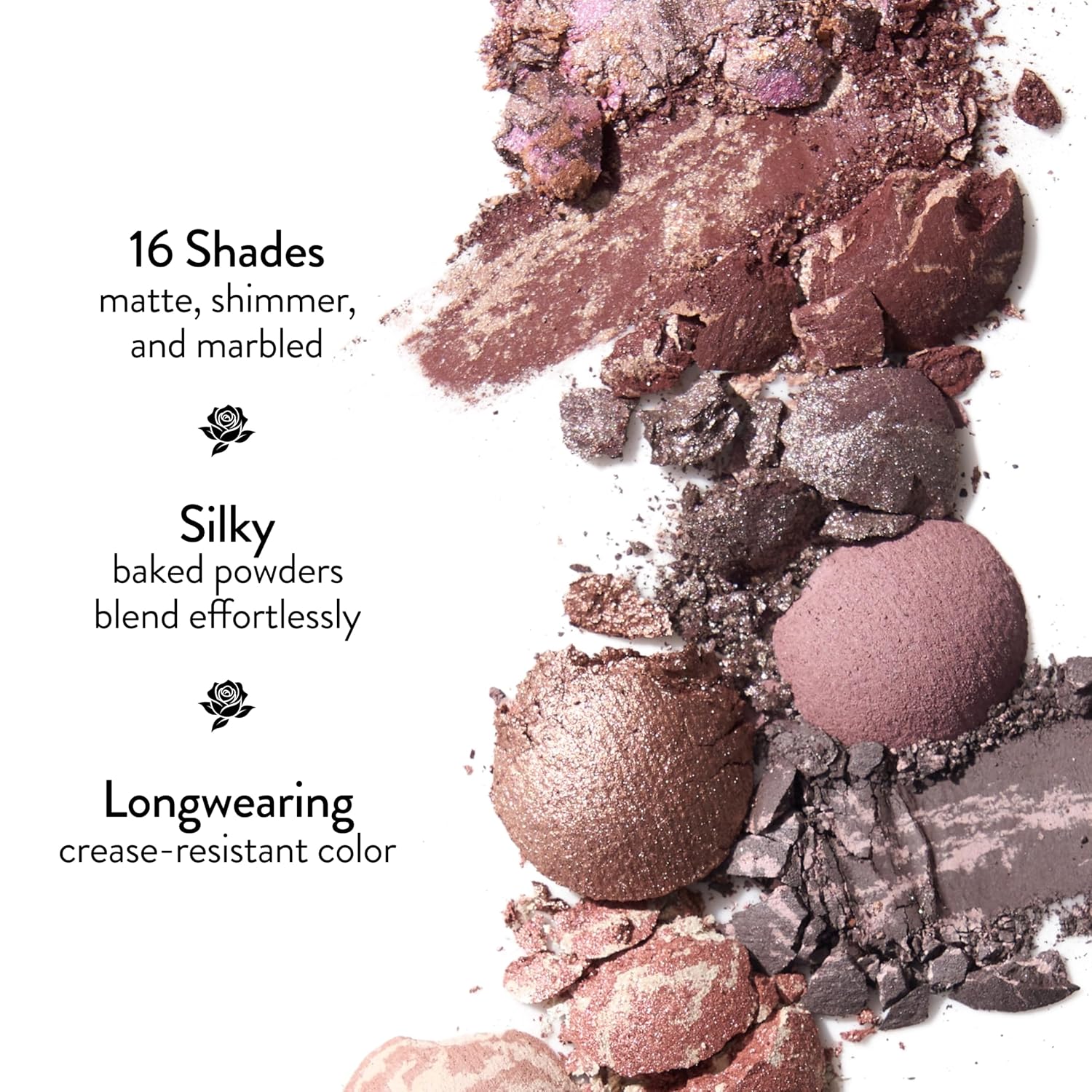LAURA GELLER NEW YORK Marble-ous Eyes Eyeshadow Palette – 16 Multi-Finish Baked & Marbled Eyeshadows in Matte & Satin Finishes – Limited Edition Draper James Collaboration 