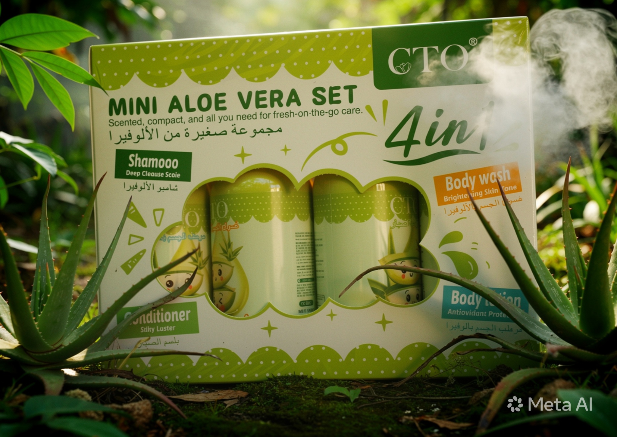 Zestaw CTO Mini Aloe Vera 4 w 1