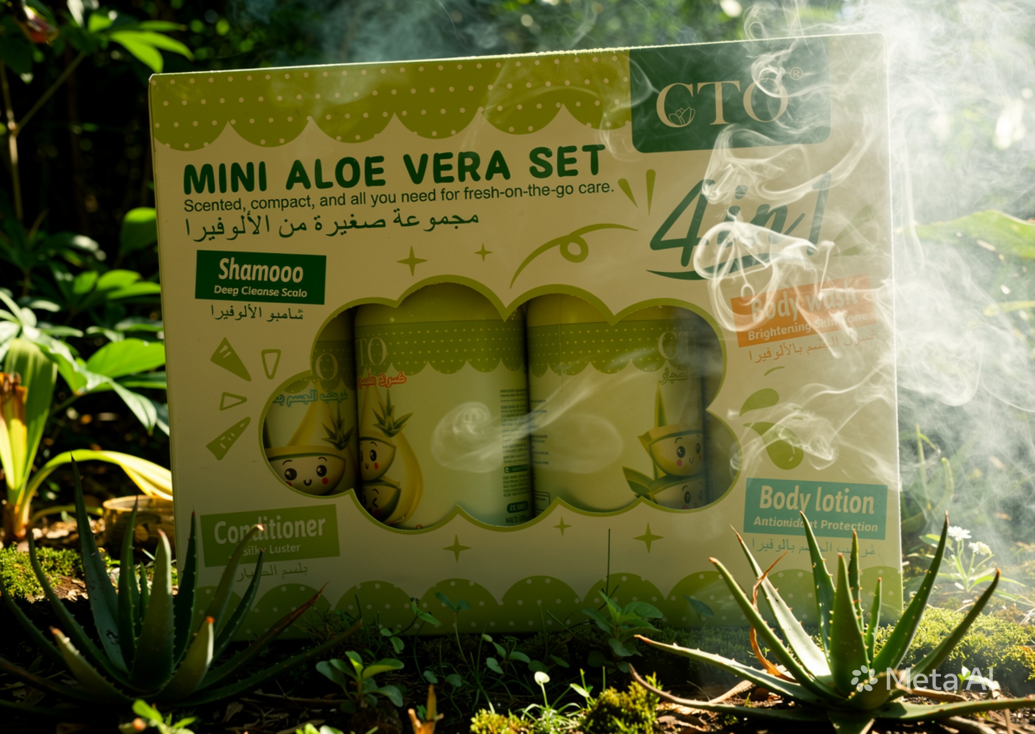 Zestaw CTO Mini Aloe Vera 4 w 1