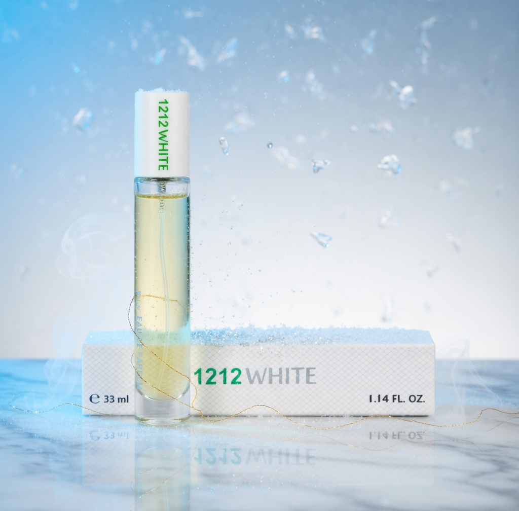 135. 1212 White Men’s Perfume 33ml – Fresh Woody Leather