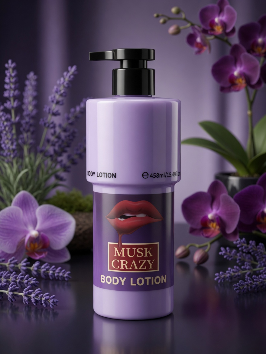 Musk Crazy Perfumed Body Lotion for Women – Long Lasting Musk Fragrance & Deep Hydration 458ml