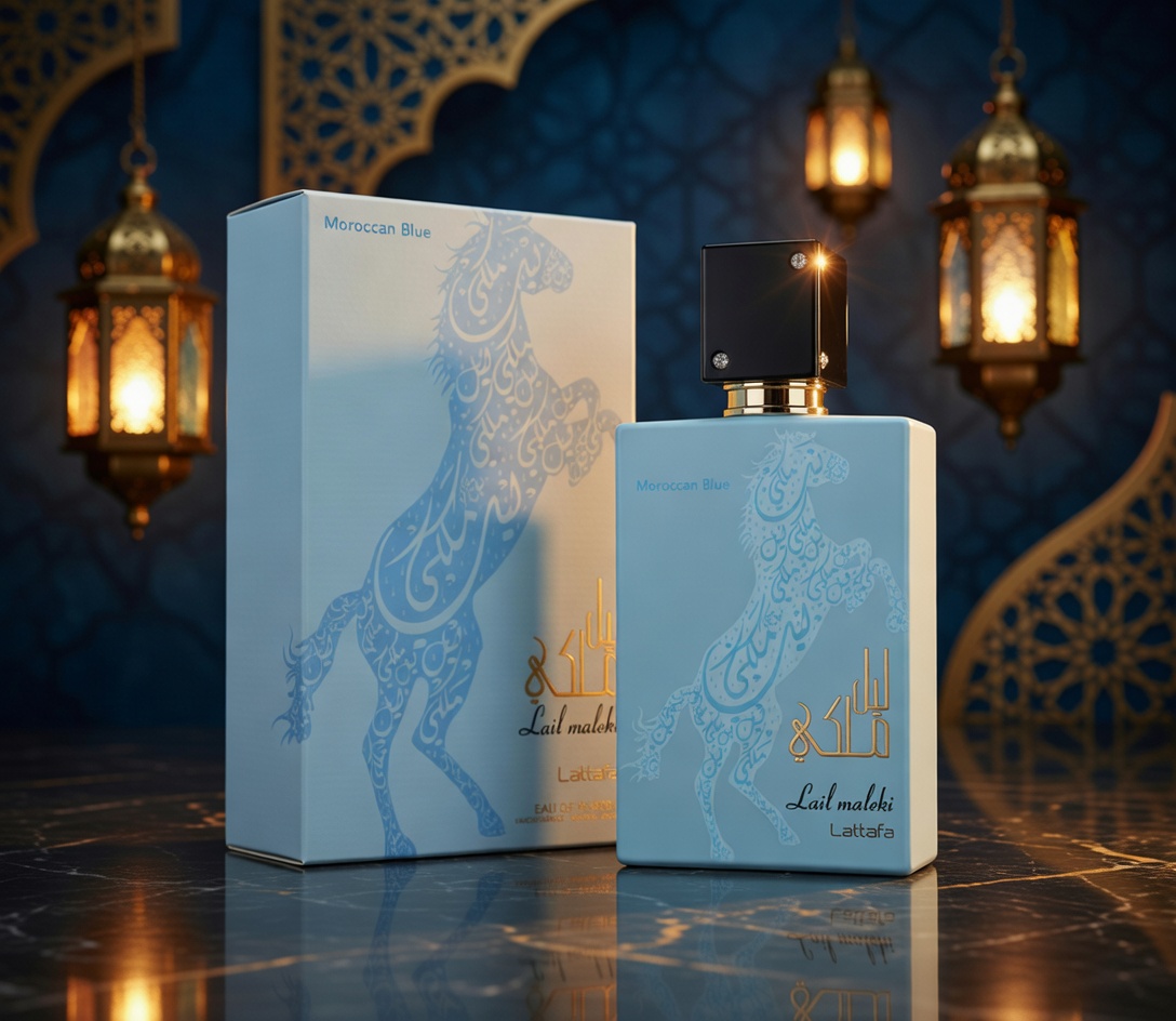 Lattafa Lail Maleki Moroccan Blue 100ML Unisex Eau de Parfum