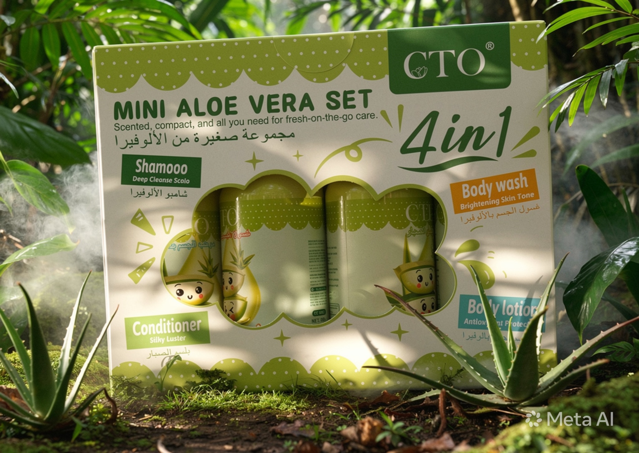 Zestaw CTO Mini Aloe Vera 4 w 1