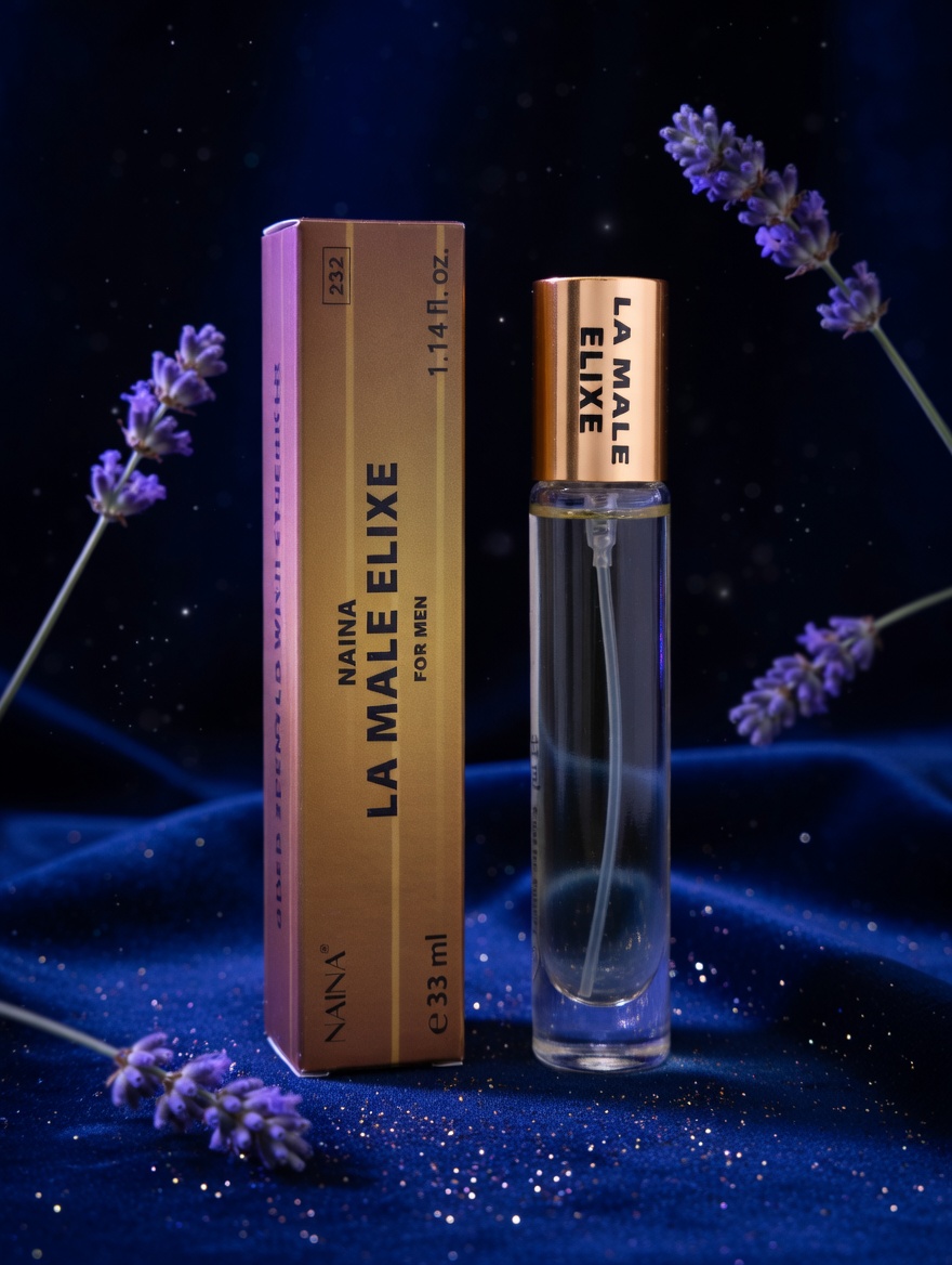 252. LA MALE ELIXE Men’s Perfume 33ml – Woody Lavender Tonka