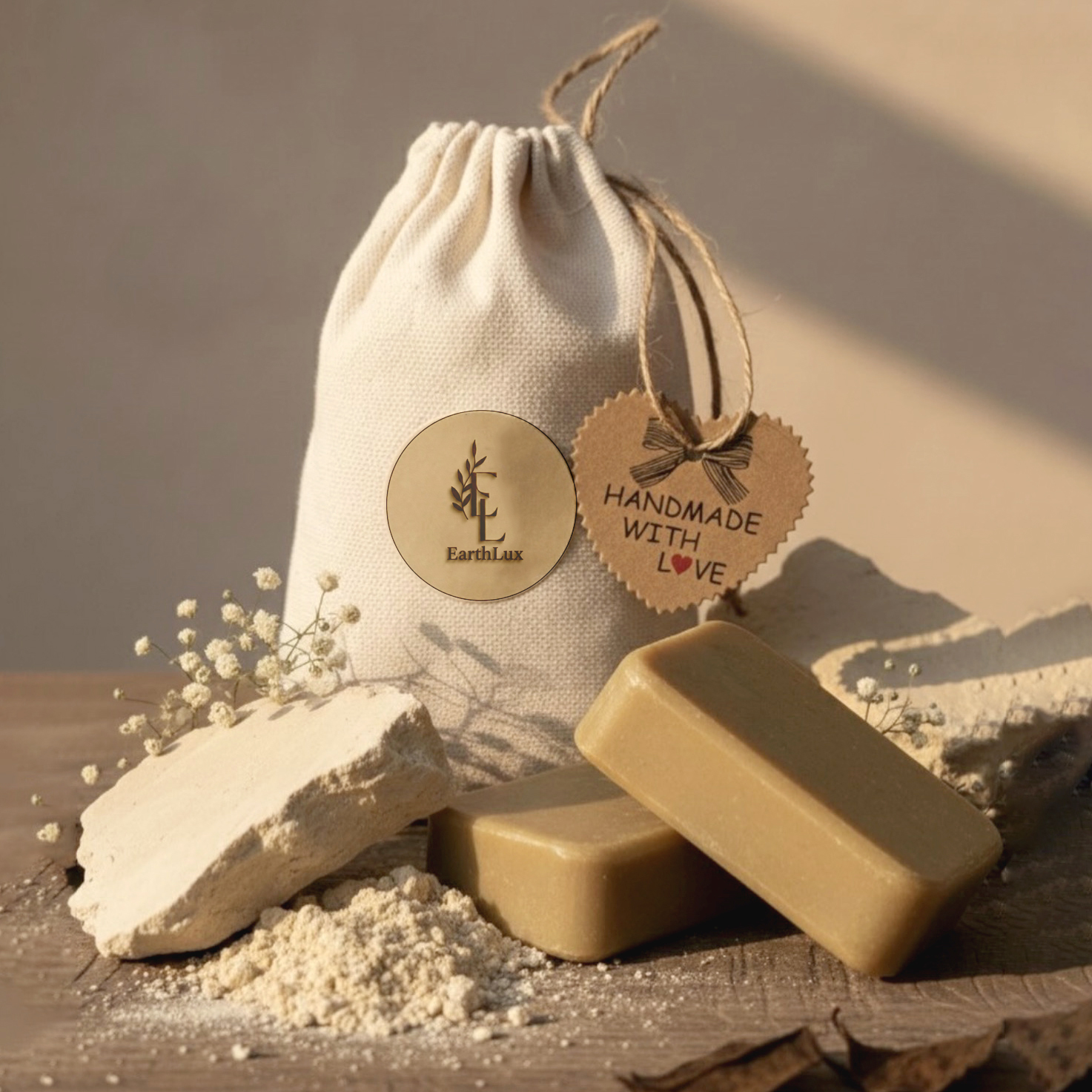 Natural Handmade Multani Mitt  Soap Bars