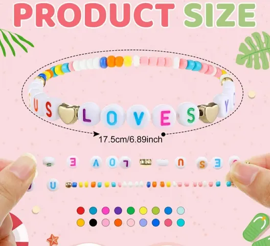 Faith & Love Message Stretch Bracelet