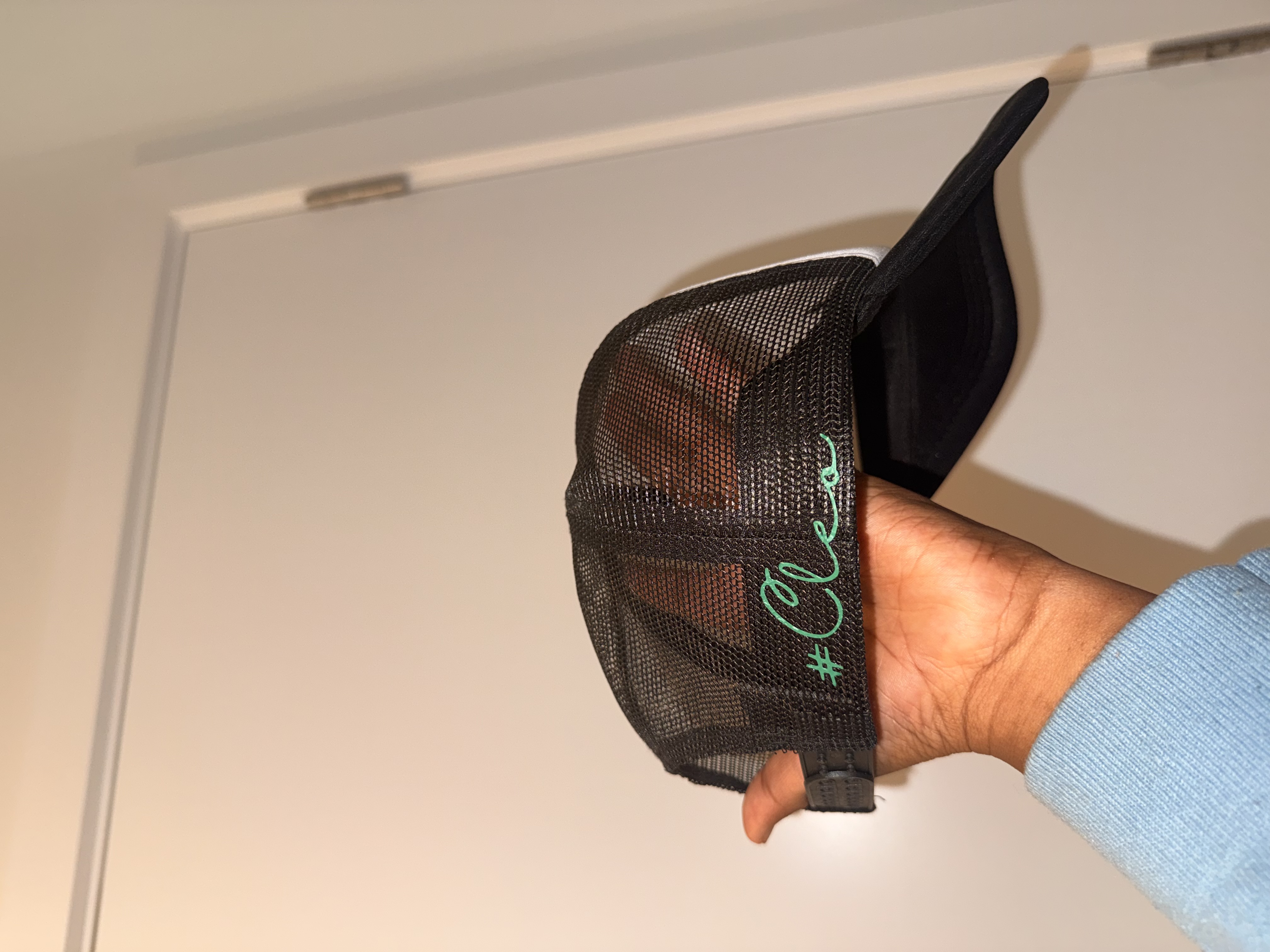 Black Mesh Trucker Cap ndachema zvangu