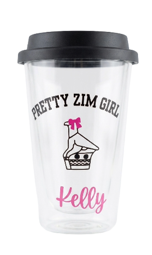 Pretty Zim Girl Travel Cup coffee cup